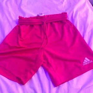 Hot pink kids Adidas size XL shorts